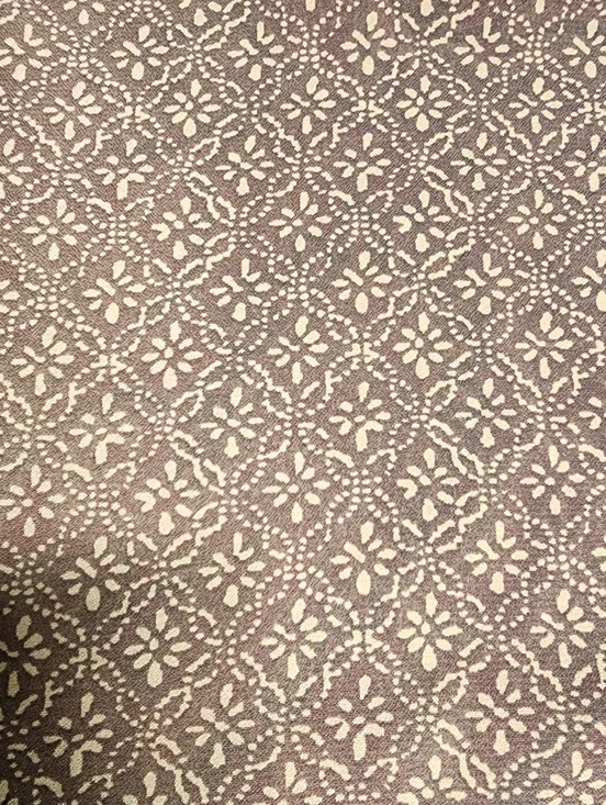 Handmade Reversible Maxi Skirt Red Beige Paisley Brown Geometric Boho Sz M - Picture 8 of 8